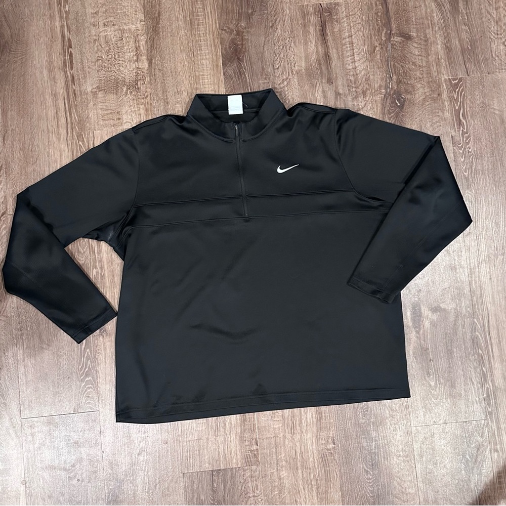 Nike Black Quarter-Zip Pullover, size 2XL